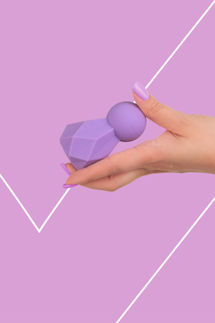 Mini vibro rechargeable BlissKey violet - FairyGasm