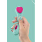 Stimulateur télécommandé de culotte HeartGem vert - FairyGasm
