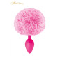 Plug queue de lapin - rose