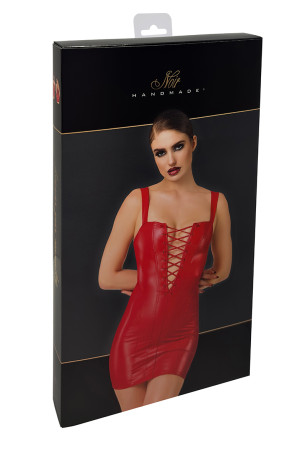 Corset à jarretelles Bombshell F368 - Noir Handmade