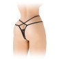 String ouvert Mylene - noir