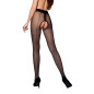 Collants ouverts couture TI022 - noir Collants ouverts couture TI022 - noir