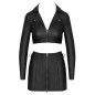 Ensemble top et jupe courte noir - Cottelli PARTY Ensemble top et jupe courte noir - Cottelli PARTY