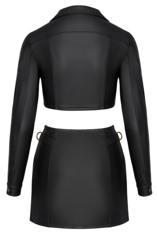 Ensemble top et jupe courte noir - Cottelli PARTY 
