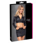 Ensemble top et jupe courte noir - Cottelli PARTY Ensemble top et jupe courte noir - Cottelli PARTY