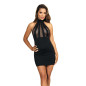 Robe noire V-9149 - Axami Robe noire V-9149 - Axami