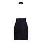 Robe noire V-9149 - Axami Robe noire V-9149 - Axami