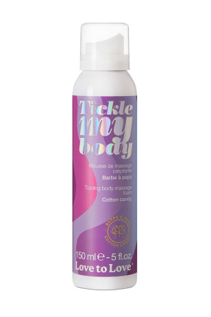 Mousse massage crépitante - barbe à papa