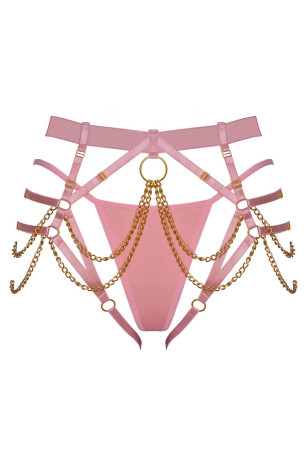 String harnais rose - Bad Kitty