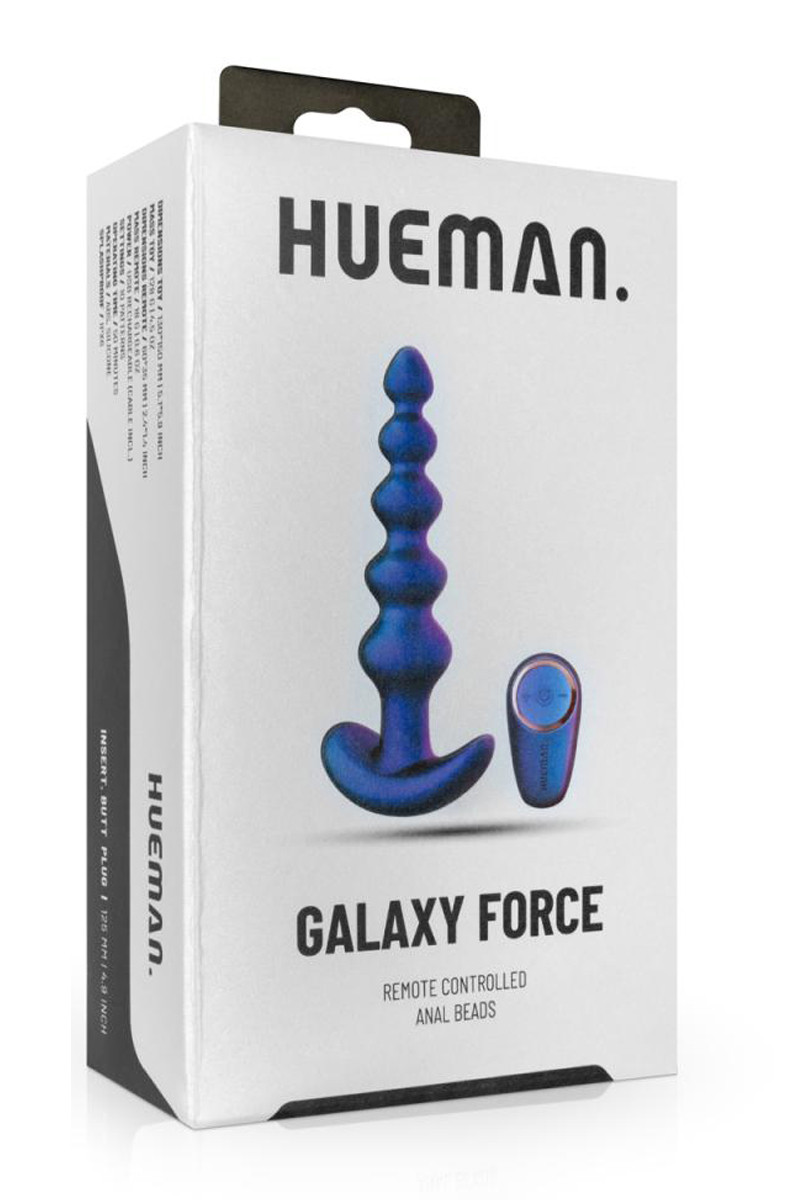Plug anal vibrant télécommandé Galaxy Force - Hueman Plug anal vibrant télécommandé Galaxy Force - Hueman