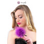Plumeau 18 cm violet