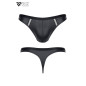 String wetlook noir - Regnes