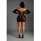 Mini robe résille N°07 Queen Size - Moonlight
