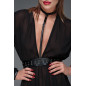 Minirobe choker en mousseline F150