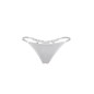 String ouvert à strass blanc