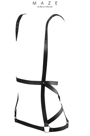 Robe harnais noire - Maze