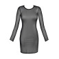 Robe tulle noir V-10639 - Axami