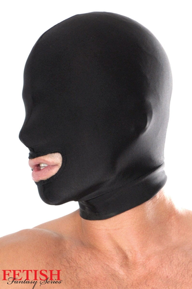 Cagoule spandex bouche ouverte Cagoule spandex bouche ouverte