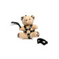 Porte-clés Teddy Bear BDSM avec martinet