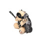 Porte-clés Teddy Bear BDSM avec martinet