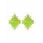 Cache-tétons vert phosphorescent - Glow