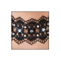 Collier brodé avec strass - Cotelli Accessoires